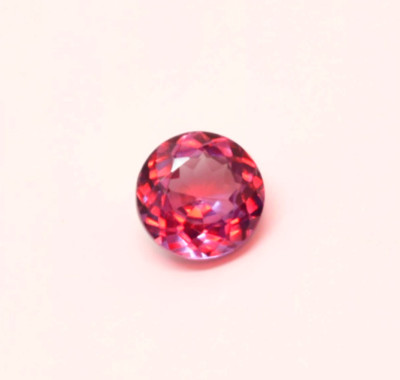 Winziger 2,55 ct Rundschliff echter russischer Farbwechsel Ring Alexandrit Ed...
