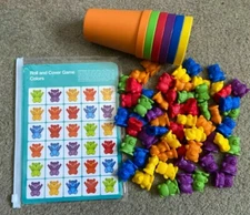Rainbow Counting Bears REPLACEMENT PIECES ONLY - PLEASE READ