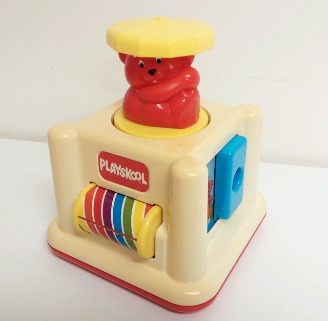 Vintage 1990 Playskool Square Activity Baby Toy Play | eBay