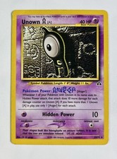 Unown [A] 2001 Pokemon Neo Discovery Unlimited Rare #33/75 * Damaged on eBay