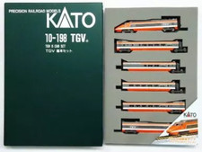KATO Spur N 1/150 TGV Hochgeschwindigkeitszug 6 Wagen Basic Set 10-198 Frankr...