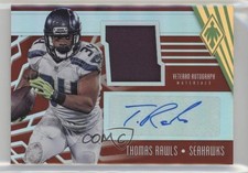 2017 Panini Phoenix Veteran Auto Materials 29/30 Thomas Rawls #VAM-TR Auto 1p5