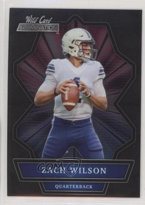 2021 Wild Card Alumination Black Zach Wilson #ABC-5 Rookie RC 2k3