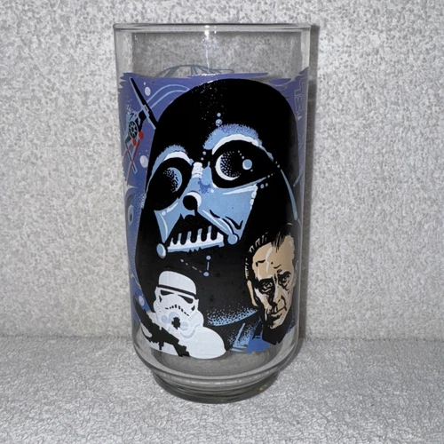 Vintage 1977, DARTH VADER/ STAR WARS Drinking Glass, Burger King/Coca-Cola