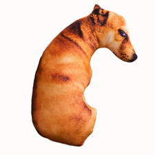 Soft Lifelike Animal Throw Pillow Hound Plush Creative Cushion 3D Dog Pillow Off