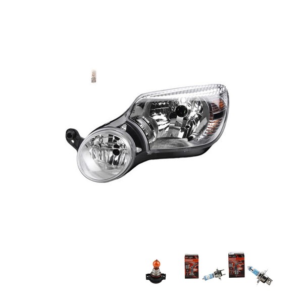 Scheinwerfer + Blinkersockel + Osram Night Break Kompatibel Zu Skoda Yeti Links-image