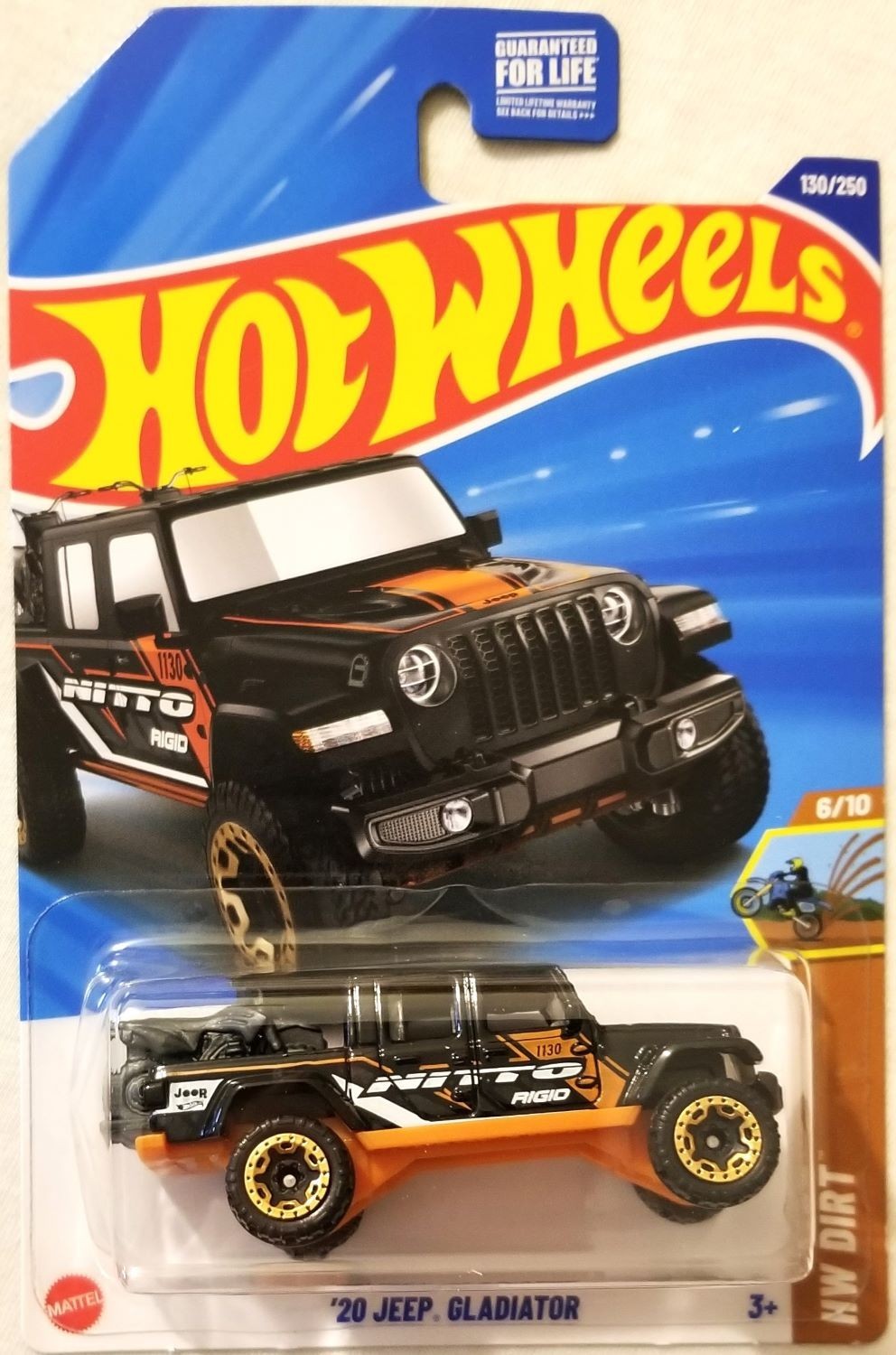 Hot Wheels - 2025 HW Dirt 6/10 '20 Jeep Gladiator 130/250 (BBHYY71)