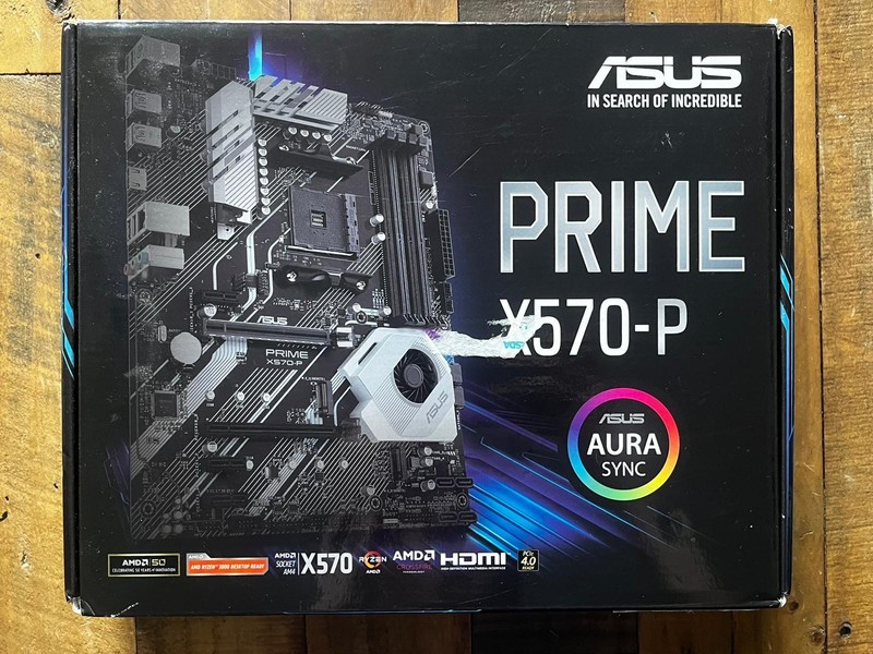 ASUS PRIME X570-P AM4 ATX Motherboard   Boxed