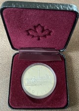 1984 Royal Canadian Mint Silver Proof Dollar .500 Toronto Anniversary
