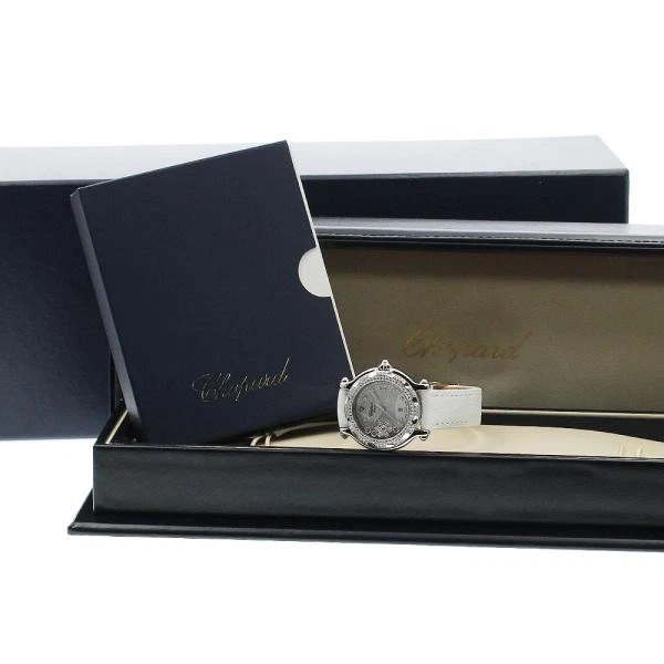 Chopard — Chopard Happy Snowflake 27/8943 31mm SS White / Silver Dial Quartz Watch #C4574