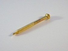 Piercing Bohrer gold  Nagelpiercing-Bohrer sehr scharf mit farbiger Perle TOP