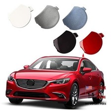 Front Bumper Tow Hook Cover Towing Eye Cap Fit for Mazda Blue left driver side