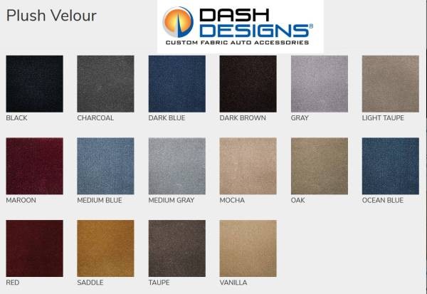 Dash Designs Plush Velour Dash Cover for ROLLS-ROYCE Corniche 1981 - 1977