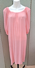 M&S Collection Coral Off-the-Shoulder Beach Dress Cover Up Size 18 BNWT Crinkle