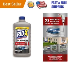 Platinum Septic Treatment: 3  Supply, Gentle on Pipes and 100% Natural