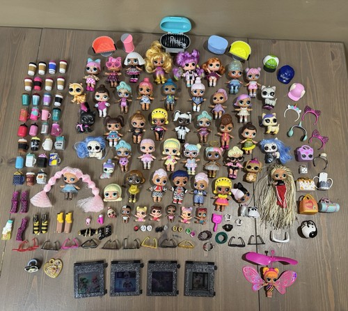 LOL Surprise Konvolut Puppen Babys Haustiere Zubehör Schuhe Kleidung ÜBER 100 TEILE - Bild 2 von 24