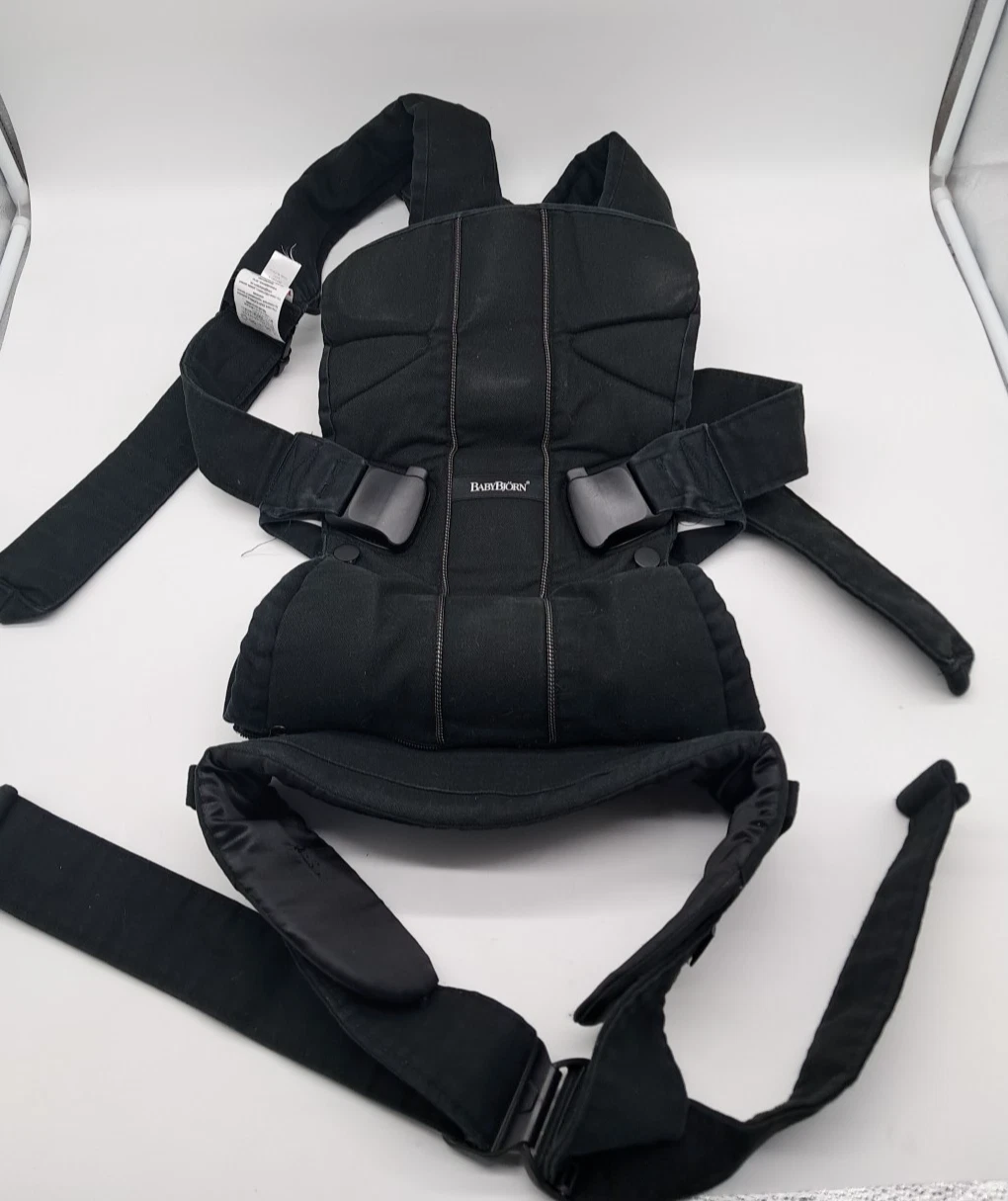 BabyBjörn Baby Bjorn Baby Carrier One, Black, Soft Cotton Mix, 0-3 Yrs, 3.5-15kg
