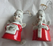 2 vintage angels bells UCAGCO or Kreiss.