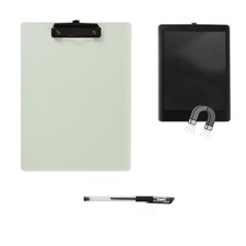 Magnet Clipboard with Pen, 9x12.5 Inch A4 Letter Size, Plastic Waterproof Mul...