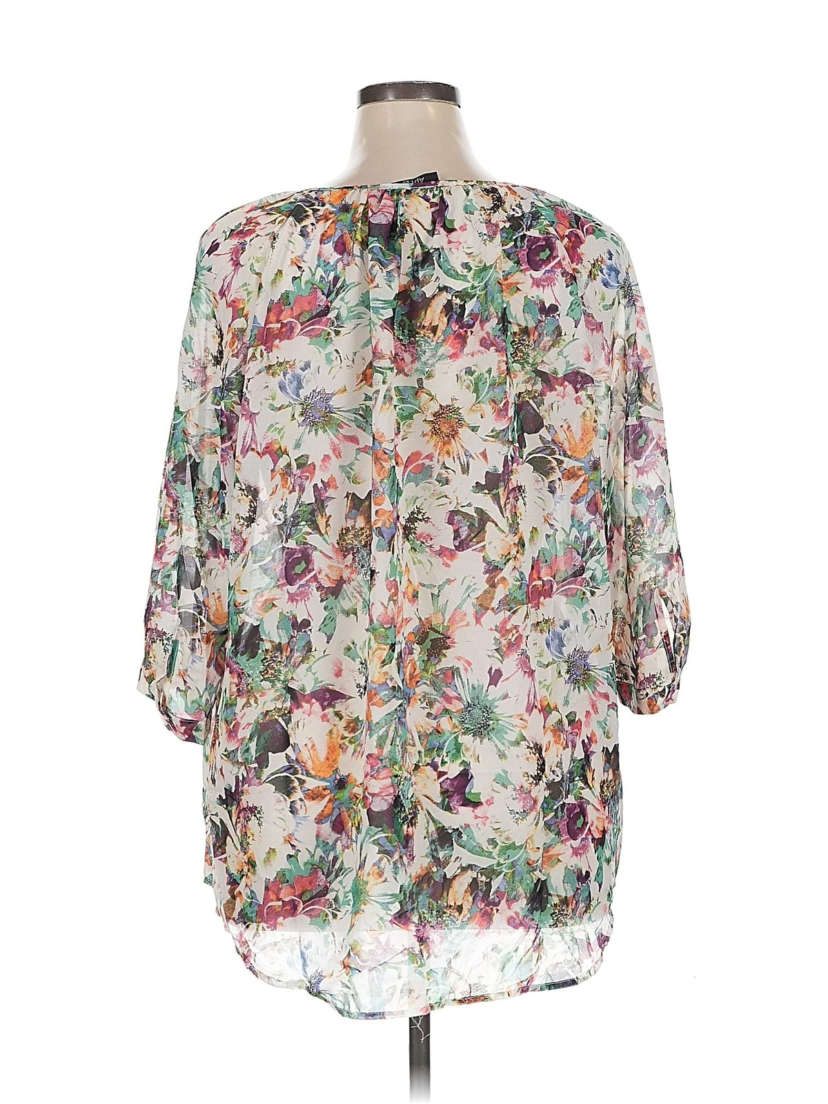 Apt. 9 Women Ivory 3/4 Sleeve Blouse 1X Plus - image 2