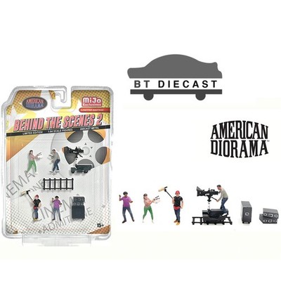AMERICAN DIORAMA 1/64 DIECAST FIGURES SET BEHIND THE SCENES II AD-2428