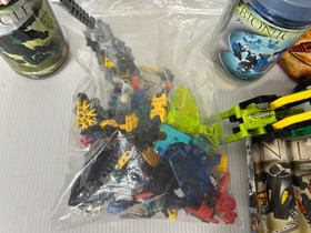 LEGO BIONICLE Bulk Lot, Figures 8742,8562,8605 Not all Complete +Bag of  Pieces