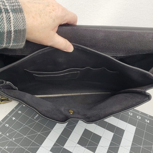 Vintage Coach Beekman Umhängetasche Aktentasche schwarz Leder Nr. 0856-308 - Bild 13 von 23