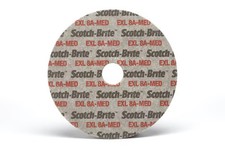 Scotch-Brite EXL Unitized Wheel, XL-UW, 8A Medium, 3 in x 1/2 in x 3/8 in