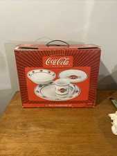 Vintage Coca Cola 16 pc Dinnerware Set By Sakura Complete
