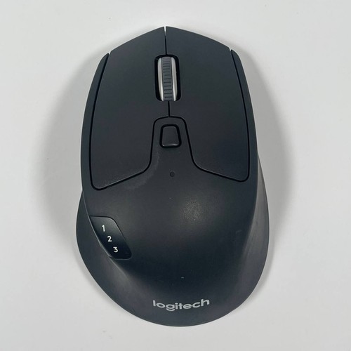 Logitech M720 Triathlon Multi-Device Wireless Mouse, Bluetooth, USB Unifying - Photo 2/5