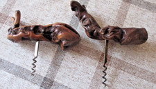 2 Korkenzieher aus Wurzelholz Rebenholz Flaschenöfner Weinflaschen