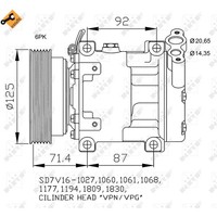 Kompressor Klimaanlage Nrf FüR Dacia Duster Logan Mcv Ks_ Ls_ Renault Clio Ii