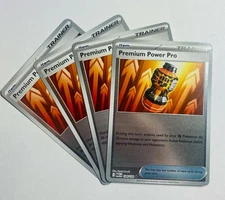 4x Premium Power Pro #124 Non-Holo/Rev Holo - Mega Evolution Playset