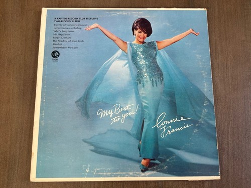 Connie Francis “My Best To You” Vinyl 2LP Set 1968 MGM Records (DQBO-91143) VG+ - Picture 3 of 17