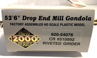 Walthers 200 Ho 52'6" Drop End Mill Gondola CR 510992 Riveted Girder New in box — photo 2