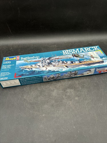 Revell German WWII Battleship Bismarck 1:570 Scale Kit #05036 NEW - Picture 5 of 10