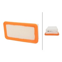 Luftfilter-Einsatz 264 X 134 Mm Hella Passend FüR U.A. Hyundai Accent