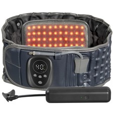 Red Light Heating Decompression Belt with Electric Pump for Lower Back Pain, ...