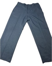 VINTAGE Levis Action Slacks Dress Pants Mens 36x29 Grey Straight Leg Trouser