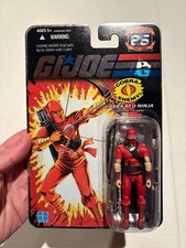 GI JOE 2008 Cobra RED NINJA The Enemy 25th Anniversary MOC Sealed