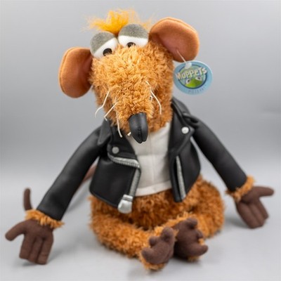Rizzo the Rat Muppets Jim Henson Plush in Biker Jacket Nanco | eBay