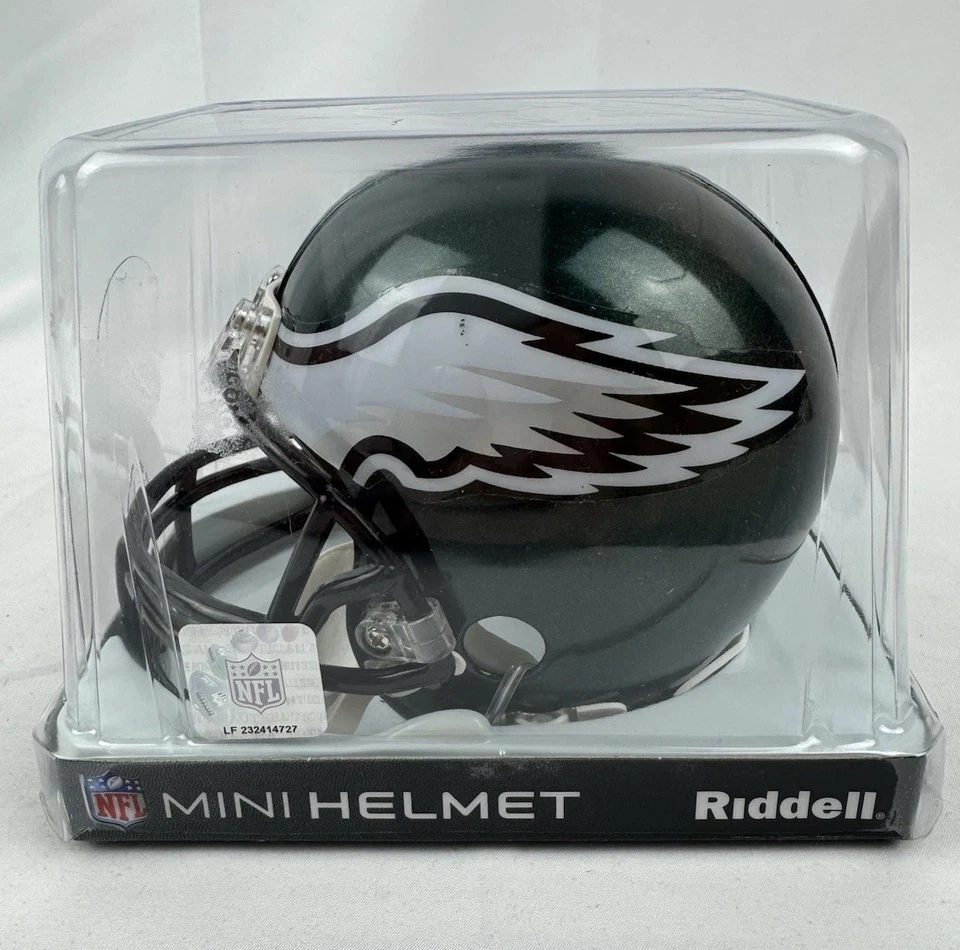 Minicasco firmado por Kiko Alonso Eagles con certificado de autenticidad - Coleccionista NFL en caja Foto 4 de 4