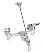 Proflo Two Handle Wall Mount Service Sink Faucet in Polished Chrome - PF1119