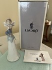 Lladro 6415 It's a Boy! fairy/pixie w flowers Bell Collection Mint in Box