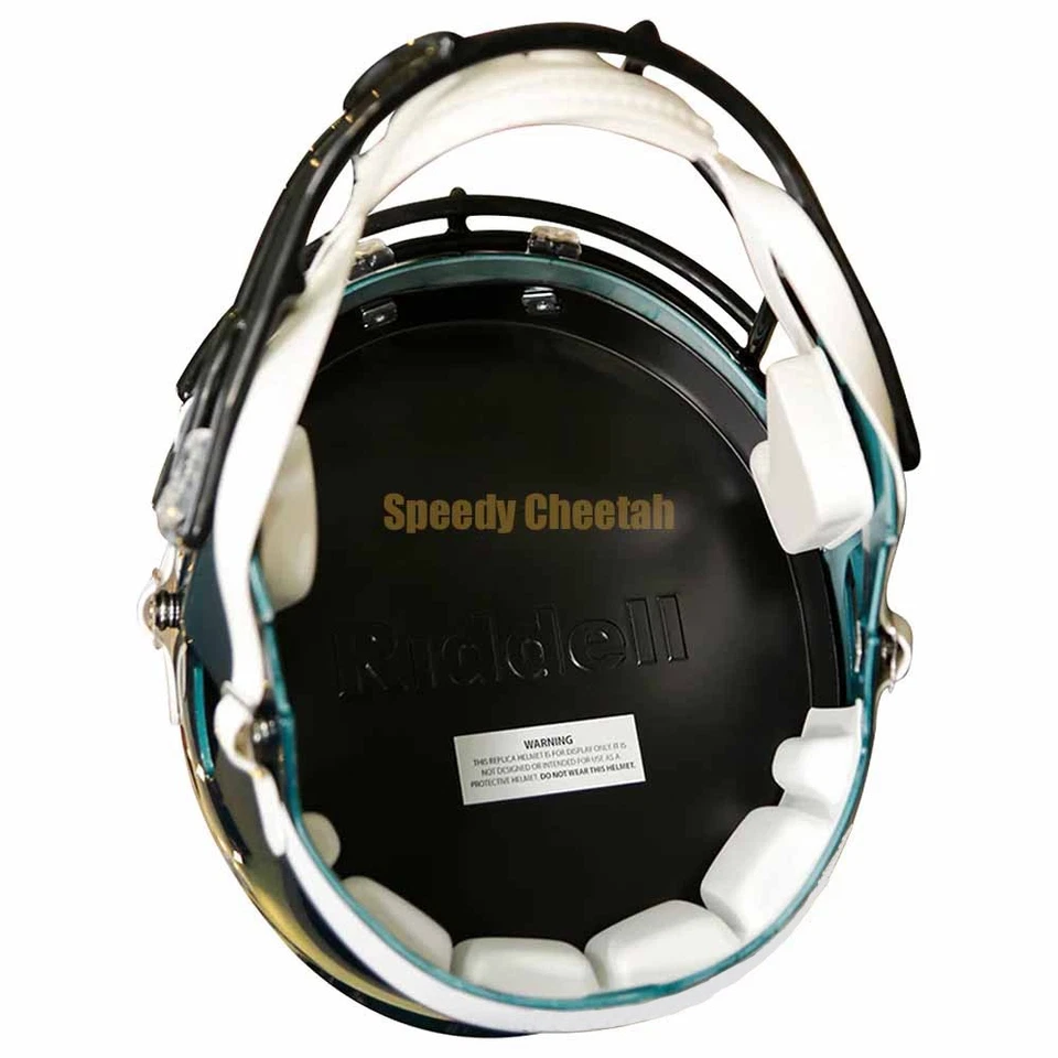 Casco de fútbol americano réplica tamaño completo Philadelphia Eagles Riddell Speed Foto 4 de 4