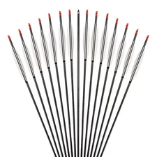 400 Spine Super Long Carbon Arrow 6" Turkey feather 93.5cm Longbow Recurve Bow