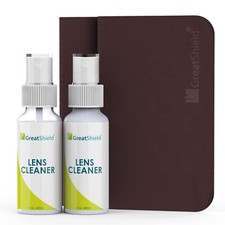Lens Cleaner Spray Kit, 2X 2oz Cleaning Solution Bottles  2X Micro... Fast Ship