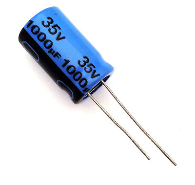 5 Condensatori Elettrolitici Capxon 1000uF 35V 85°C Serie GS (VENT), Nuovi