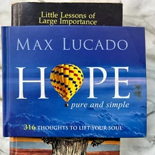 Spiritual Self Help Books Lot Of 4 Includes: HOPE Max Lucado 101 Ways & More