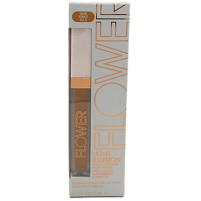 Flower Beauty - Light Illusion Full Coverage Concealer in Deep Fonce, 0.2 fl oz